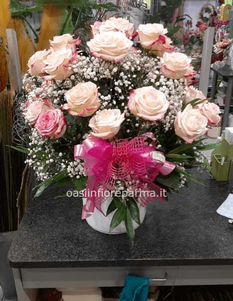 Scatola con fiori 